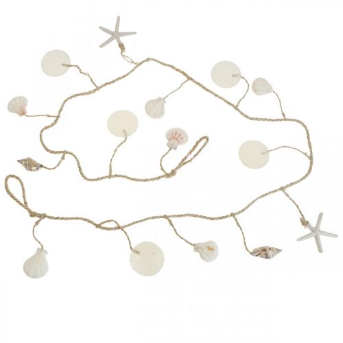 Article Guirlande décoration maritime décoration murale guirlande coquillage 130cm