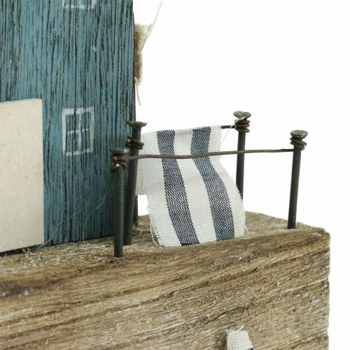 Article Décoration maritime en bois promenade du port Shabby Chic H25,5cm