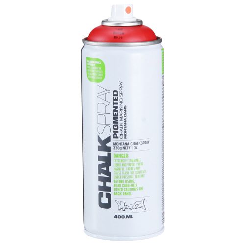 Floristik24 Spray de marquage à la craie rouge Montana 400 ml