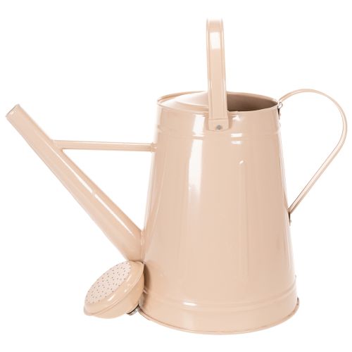 Arrosoir décoratif en métal, style vintage couleur sable, pour plantes et fleurs séchées, 50 × 22,5 × 39 cm | Floristik24.be