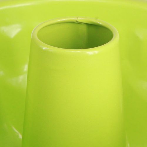 Article Moule à gâteau Gugelhupf décoratif en métal vert pomme Ø23cm H12cm