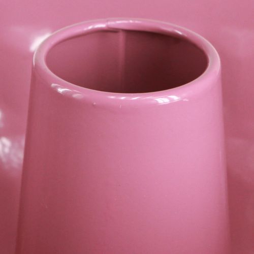 Article Moule à pâtisserie bol décoratif en métal Gugelhupf rose Ø23cm H12cm