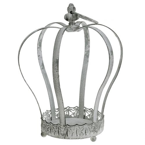 Floristik24 Couronne en métal pour décoration Ø20,5cm H26cm
