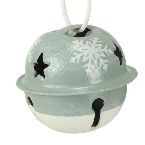 Article Cloches de Noël en métal Menthe Beige Ø3cm 16pcs