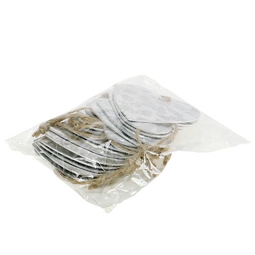 Floristik24 Coeur en métal à suspendre 5,5 cm 16 pcs