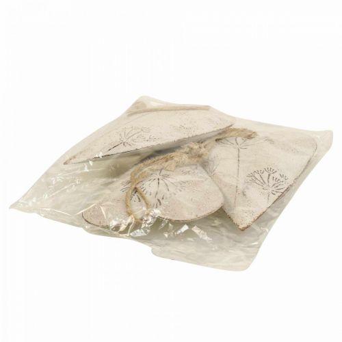 Floristik24 Coeur en métal, coeur décoratif à suspendre, décoration coeur H11cm 3pcs