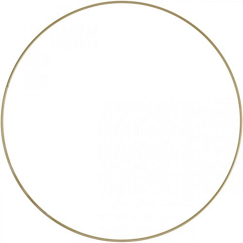 Article Anneau en métal anneau décoratif Anneau Scandi boucle décorative or Ø30,5cm 6 pcs