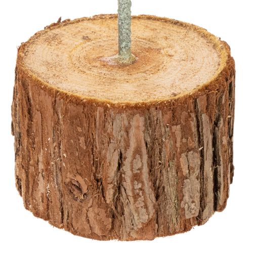 Anneau décoratif rond sur base en bois et métal, pour fleurs séchées, 52 cm | Floristik24.be