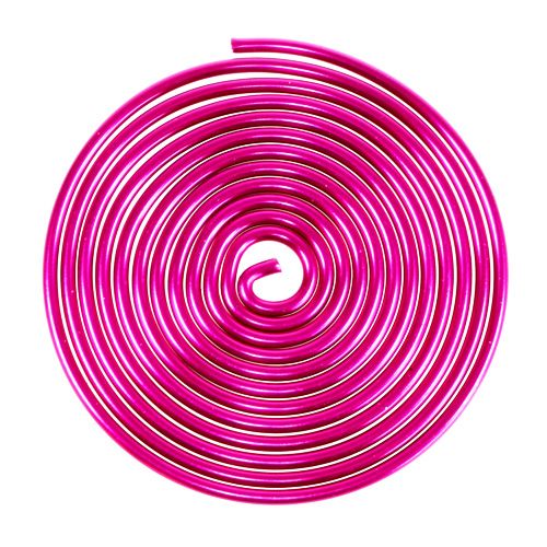 Floristik24 Fil d&#39;escargot en métal escargot rose 2mm 120cm 2pcs