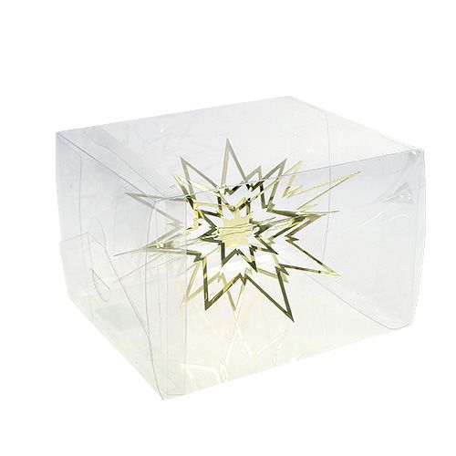 Floristik24 Grande étoile en métal à suspendre dorée 24cm