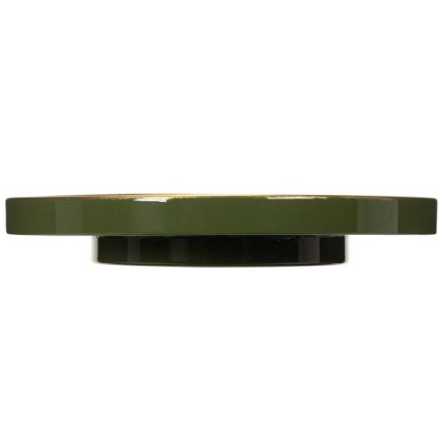 Plateau décoratif vert à