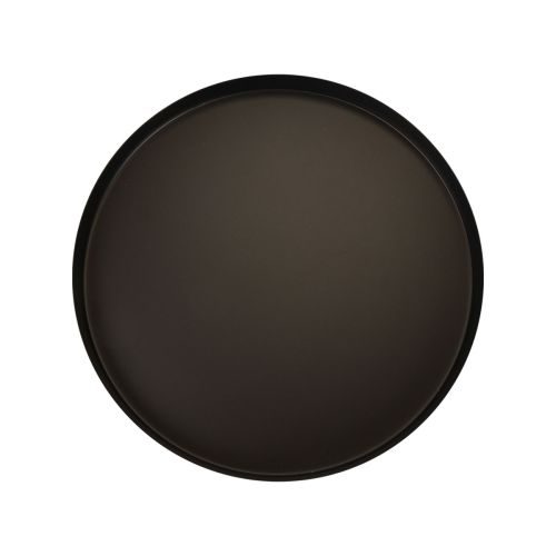 Article Plateau métal plateau bougie rond noir Ø20cm H2.5cm 2pcs