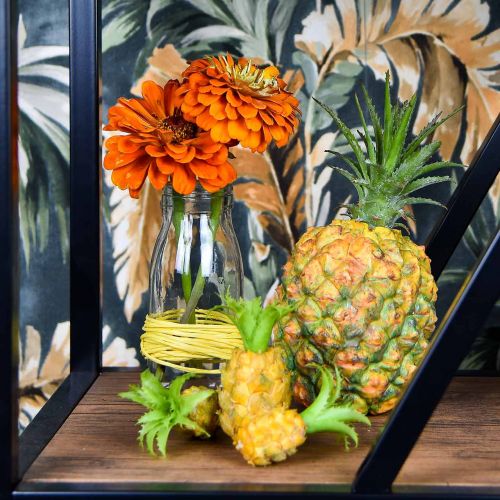 Article Mini ananas artificiel H6.5cm - 8cm 6 pcs