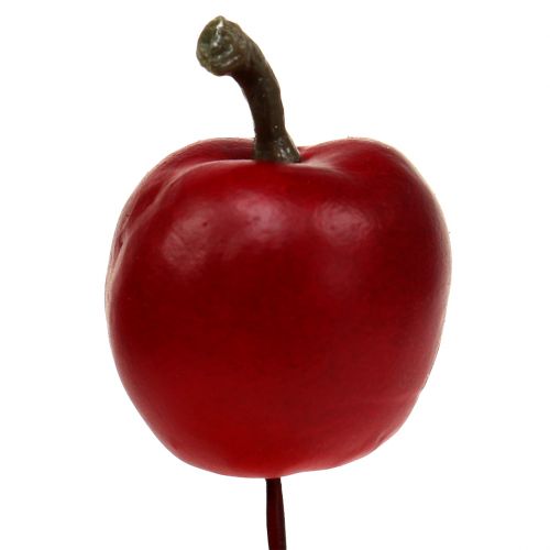 Article Mini pomme sur fil Ø2,5cm 48 pcs