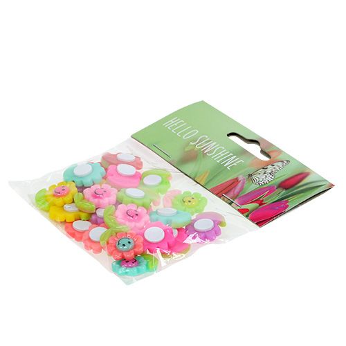 Floristik24 Mini fleurs à coller 2cm 24 pcs