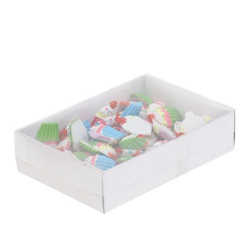 Floristik24 Mini cupcakes colorés 2,5 cm 60 p.