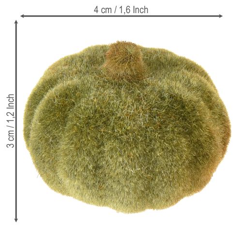 Article Mini décoration citrouille floquée à disperser 6 couleurs Ø4cm 24 pcs