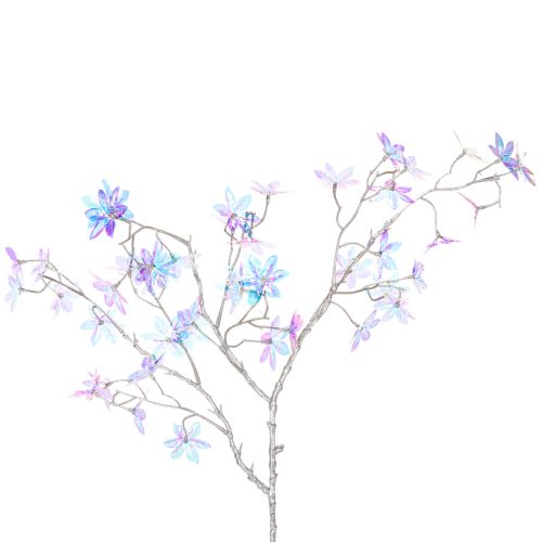Branche fleurie artificielle à fleurs irisées, 80 cm acheter | Floristik24.be