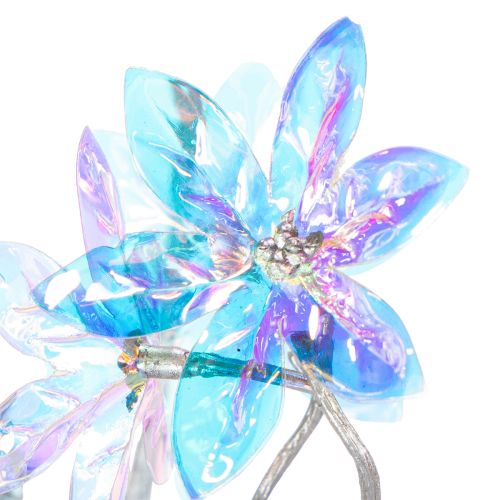 Branche fleurie artificielle à fleurs irisées, 80 cm | Floristik24.be