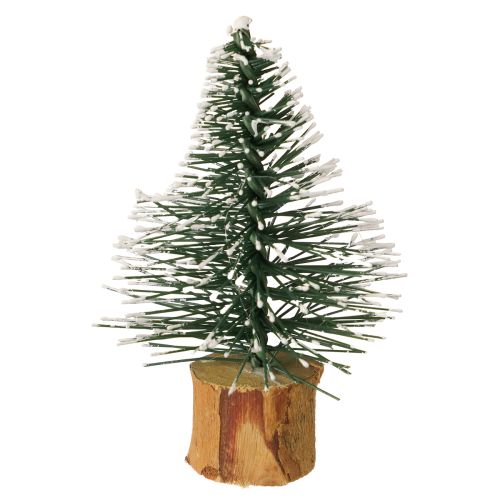 Floristik24 Mini sapins forêt d&#39;hiver enneigée Ø5cm H8cm 12 pcs