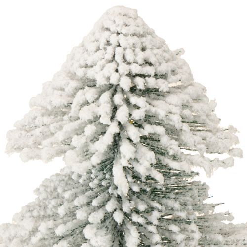 Floristik24 Mini sapin de Noël illuminé LED avec neige 28cm