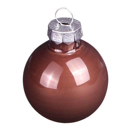Article Mini boules de Noël verre mix doré marron Ø3,5cm 22 pcs