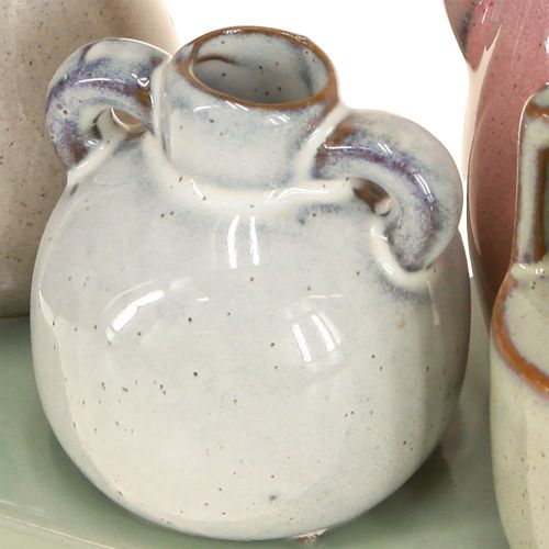Article Ensemble de mini vases en céramique pour la décoration intérieure, 14 cm