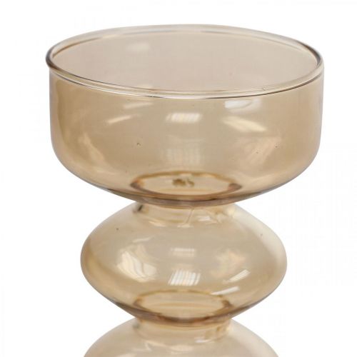 Floristik24 Mini Vases Verre Vases Décoratifs en Verre Colorés H15.5-17cm Lot de 3