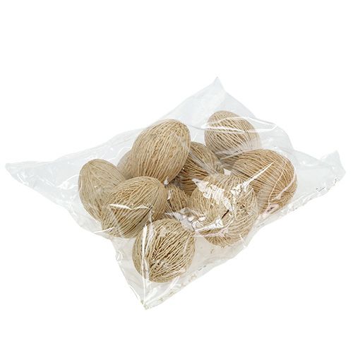 Article Fruits de cerbera blanchies Déco naturelle 8-10cm 10 pièces