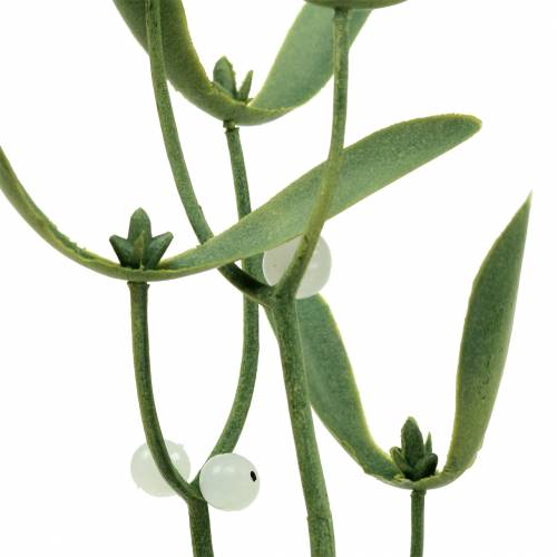Floristik24 Gui aux baies blanches 30,5cm