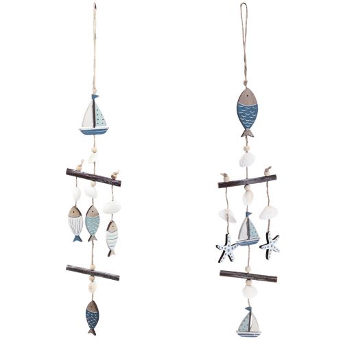 Floristik24 Décoration à suspendre maritime cintre déco carillon éolien maritime 54cm