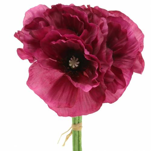 Floristik24 Coquelicot violet 29cm 6pcs