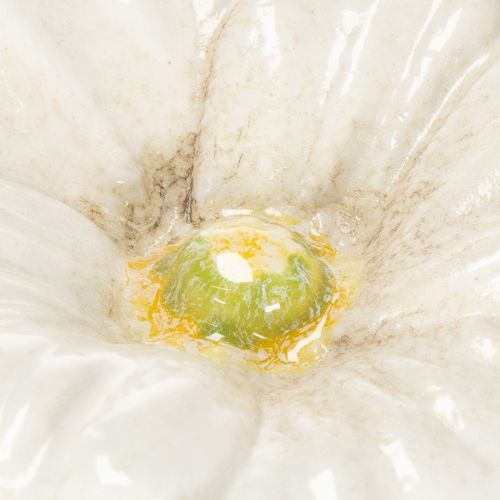 Article Décoration de jardin en céramique en forme de coquelicot, à piquer, pour un aménagement printanier (32 cm, lot de 6).