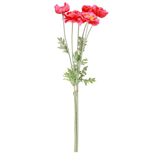 Article Coquelicots Fleurs Artificielles Roses Artificielles Ø6–7cm L78cm 3pcs