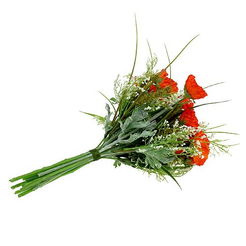 Floristik24 Bouquet de coquelicots orange 40 cm