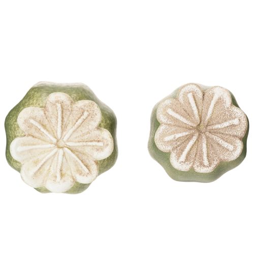 Article Décorations de jardin en capsules de pavot, 60 cm, 2 pièces