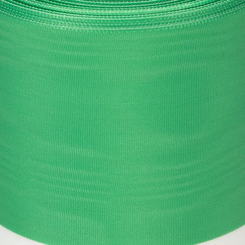 Ruban moiré vert et blanc 150 mm, ruban décoratif, ruban à nœud, qualité taffetas 25 m | Floristik24.be