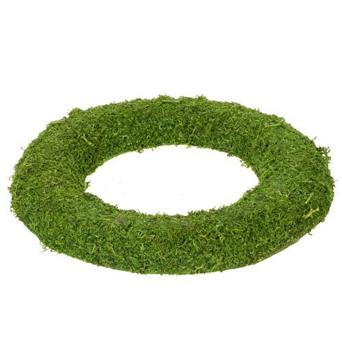 Article Couronne de mousse, base polyvalente pour des créations florales et décoratives, 20 cm, lot de 4.