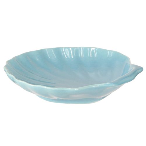 Article Assiette coquillage bol maritime céramique bleu blanc 14 cm 3 pièces