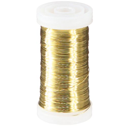Floristik24 Fil de myrte doré 0.30mm 100g