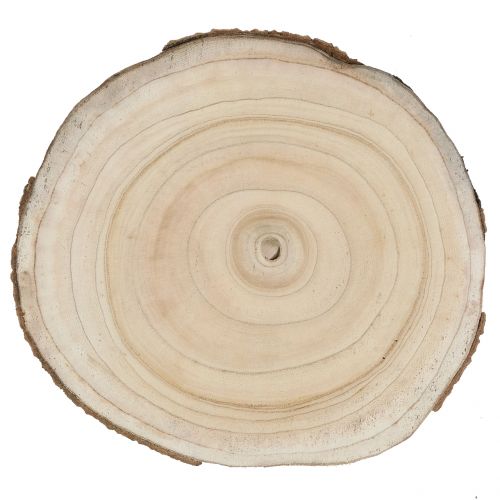 Article Tranche d'arbre jacinthe des bois naturel Ø30-35cm 1 pc
