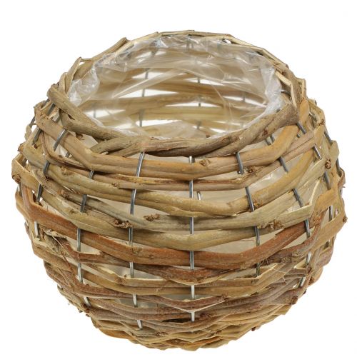 Floristik24 Ballon de basket à planter marron clair Ø21cm