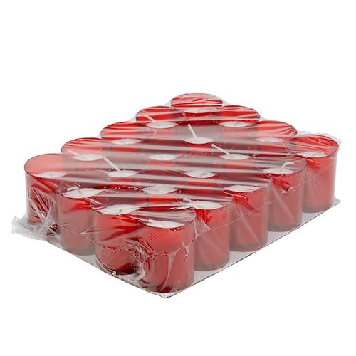 Article Bougie de recharge pour lampe funéraire, recharge pour lampe funéraire rouge, 20 pièces