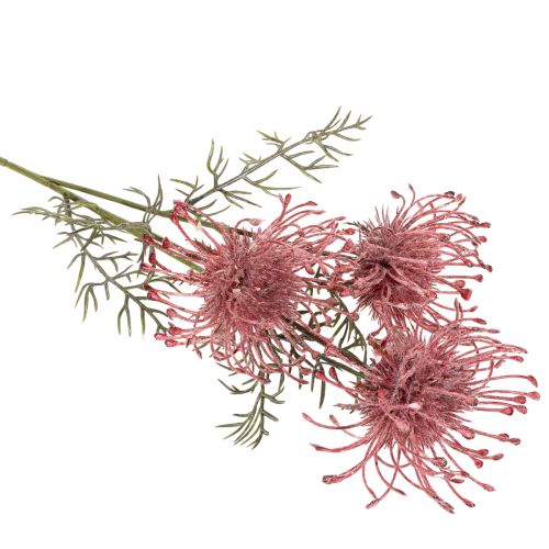 Coussin à épingles en forme de branche de protéa artificielle de 65 cm (lot de 3) | Floristik24.be
