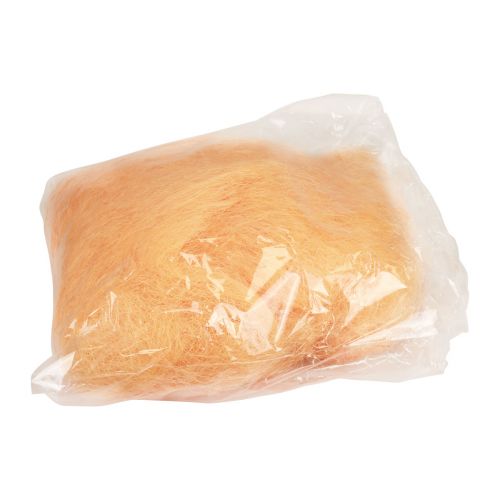 Article Herbe de sisal en fibres naturelles pour l'artisanat Herbe de sisal abricot 300g