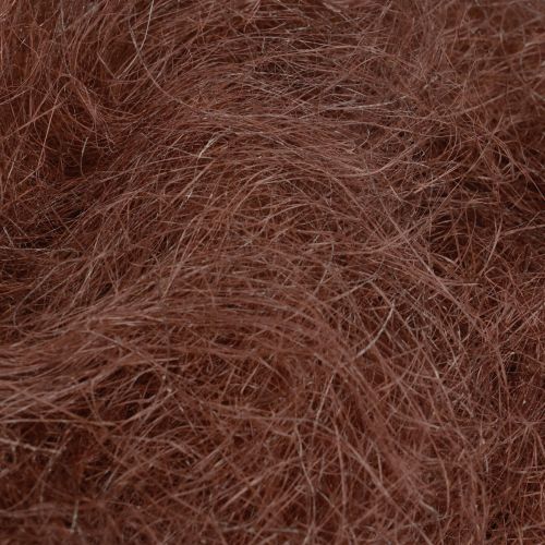 Article Herbe de sisal en fibres naturelles pour l'artisanat Herbe de sisal marron 300g