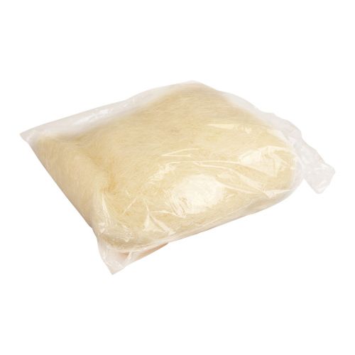 Article Herbe de sisal en fibres naturelles pour l'artisanat Herbe de sisal blanc crème 500g