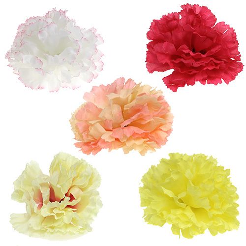 Floristik24 Oeillet couleurs assorties sur fil 72 pcs