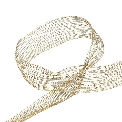 Article Filet ruban fil d'or renforcé 40mm 15m
