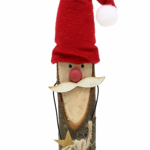 Floristik24 Déco Père Noël bois 21cm 2pcs
